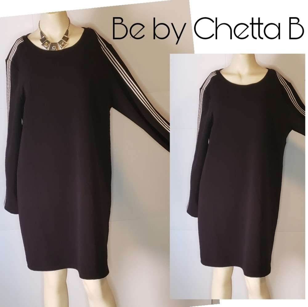 Be by Chetta B black dress. Plus size 18